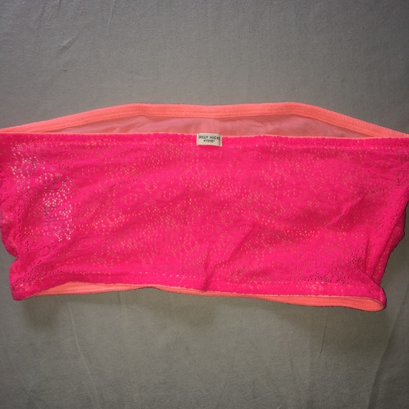 Gilly Hicks Pink unlined Bandeau - Picture 2 of 4